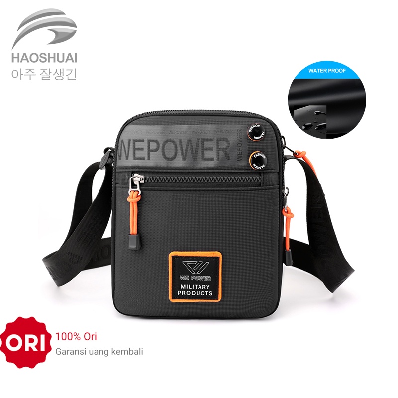 HAOSHUAI 5602 Tas Selempang Pria Bahan Premium Waterproof WATCHKITE WKOS