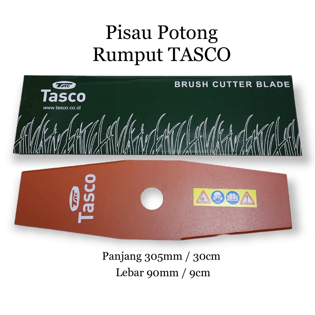 Pisau Mesin Potong Rumput Tasco Orange 305x90x1,6mm 30cm x 9cm