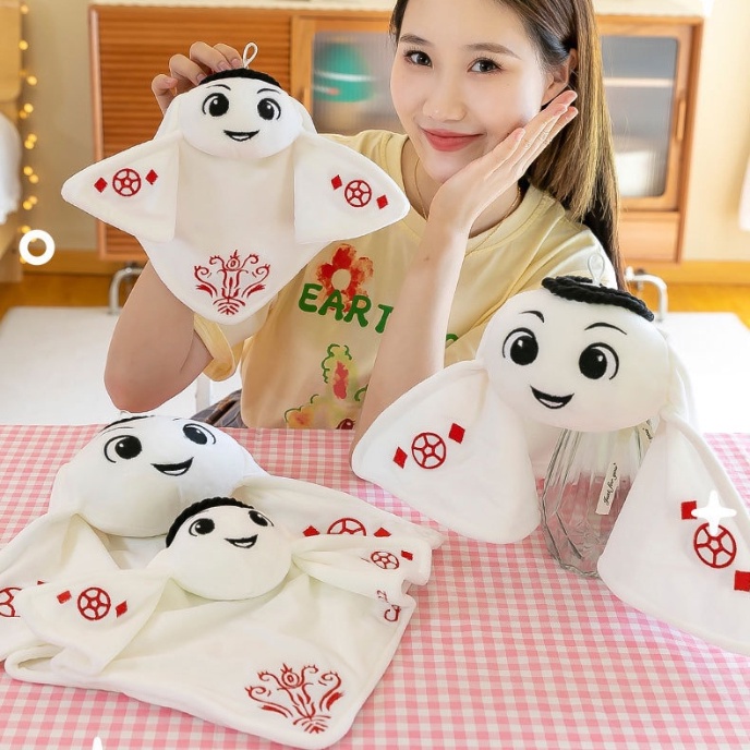 (kms) Mainan Boneka Plush Maskot Piala Dunia FIFA Qatar 2022 Ukuran 43CM Untuk Koleksi / Hadiah Natal Anak