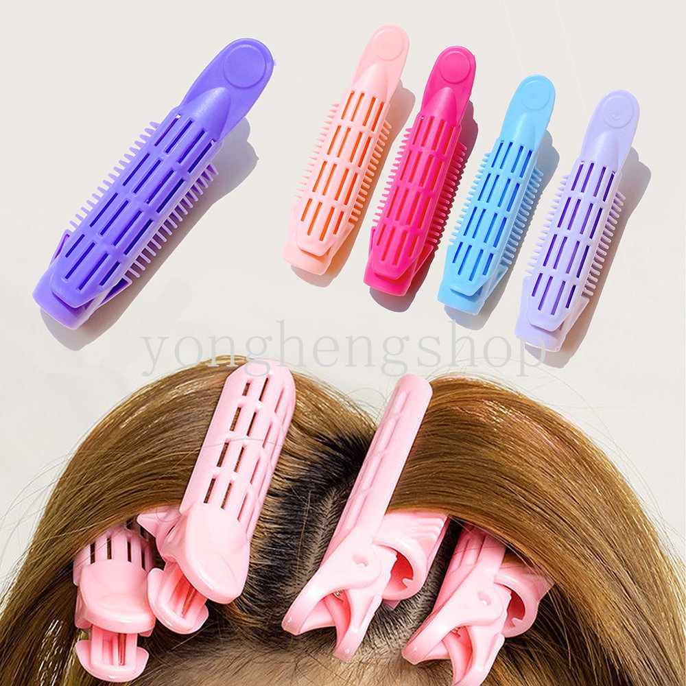 Klip Roller Pengeriting Rambut Poni Natural Tanpa Panas Untuk Aksesoris Alat Styling Wanita