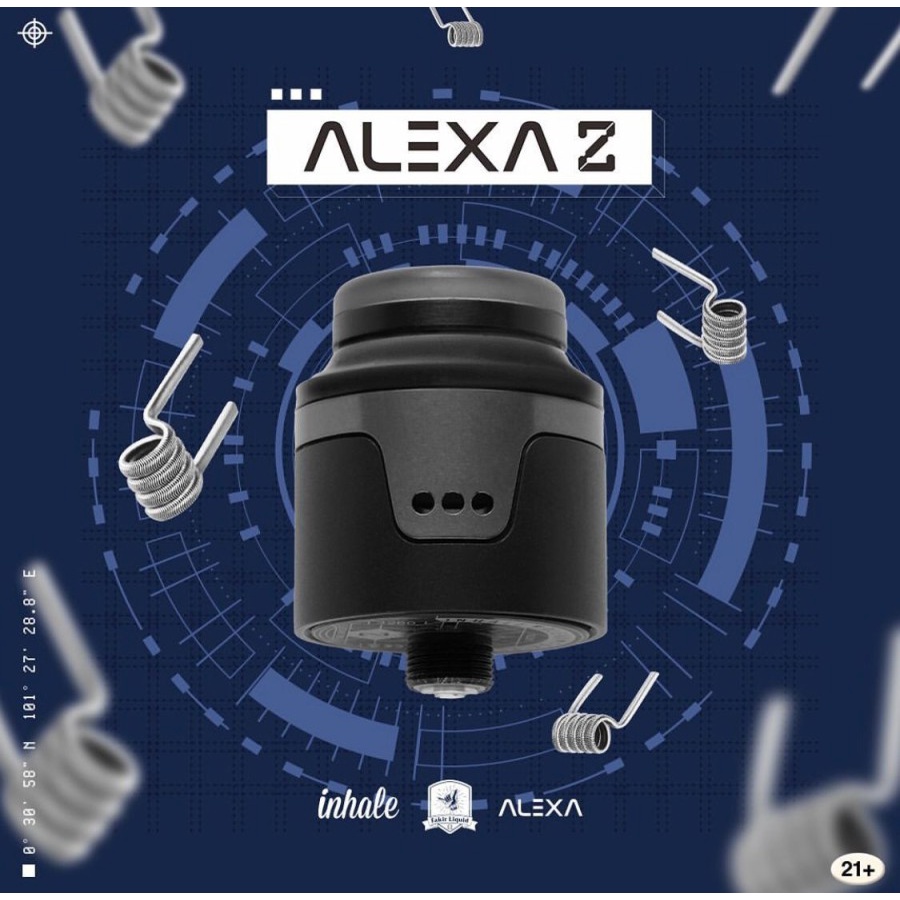 ALEXA Z RDA 24MM - ALEXA Z DUAL COIL - AUTHENTIC