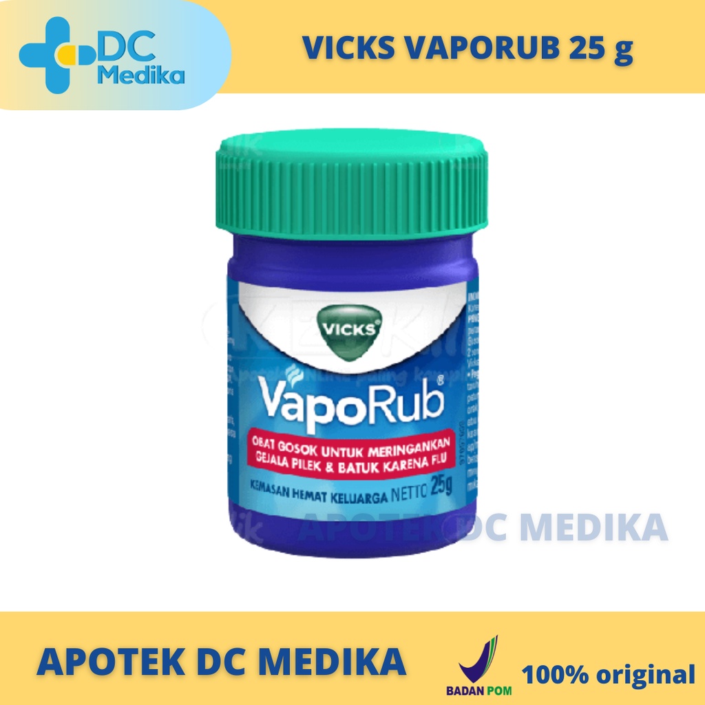 VICKS VAPORUB 25 gr/Obat Gosok