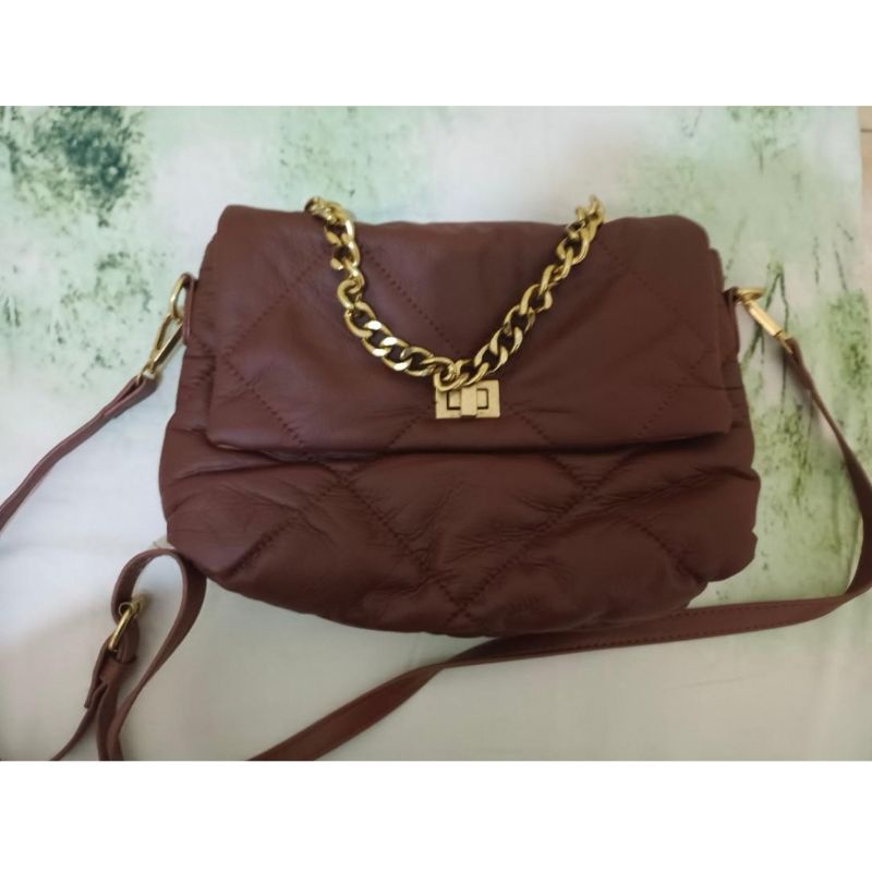 Tas coklat model Vintage