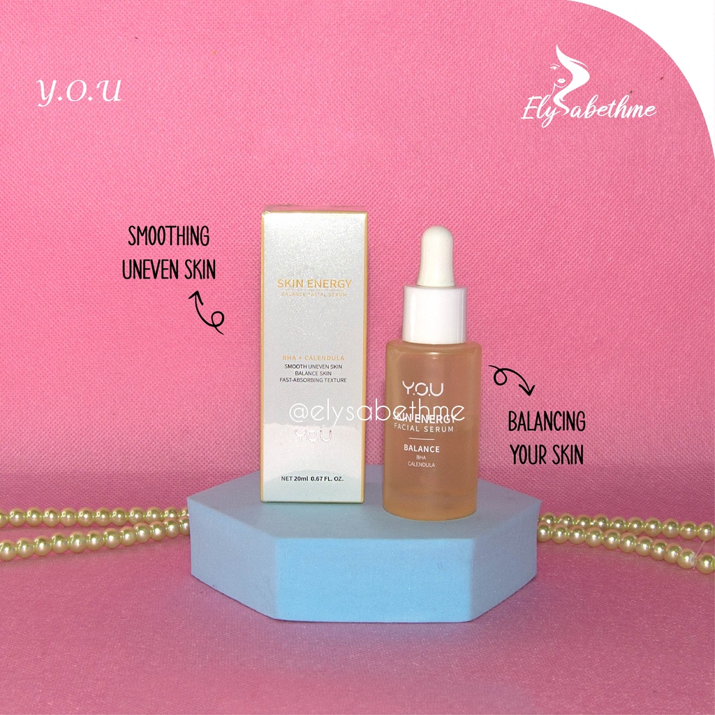 ✿ELYSABETHME✿ Y.O.U facial skin energy serum wajah face mencerahkanmemutihkan wajah kpop made in korea