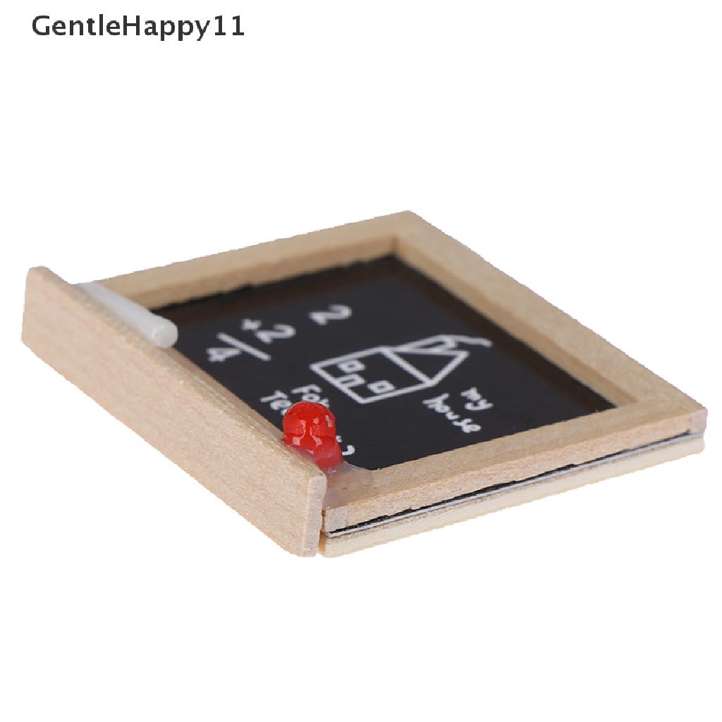 Gentlehappy 1Pc Papan Tulis Mini Model Miniatur Rumah Boneka 1: 12aksesoris Kamar Anak DIY  Id