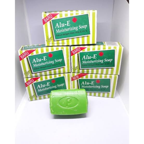 Alu-E Moisturizing Soap 85gr Sabun Aloevera