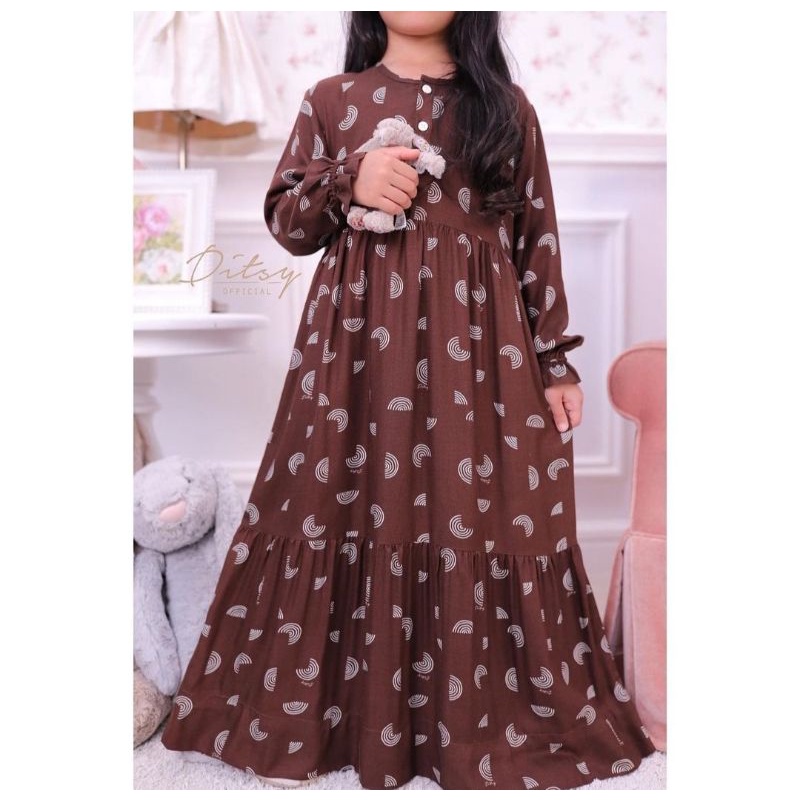 REJECT SALE LITTLE DITSY VERDANT CHOCO