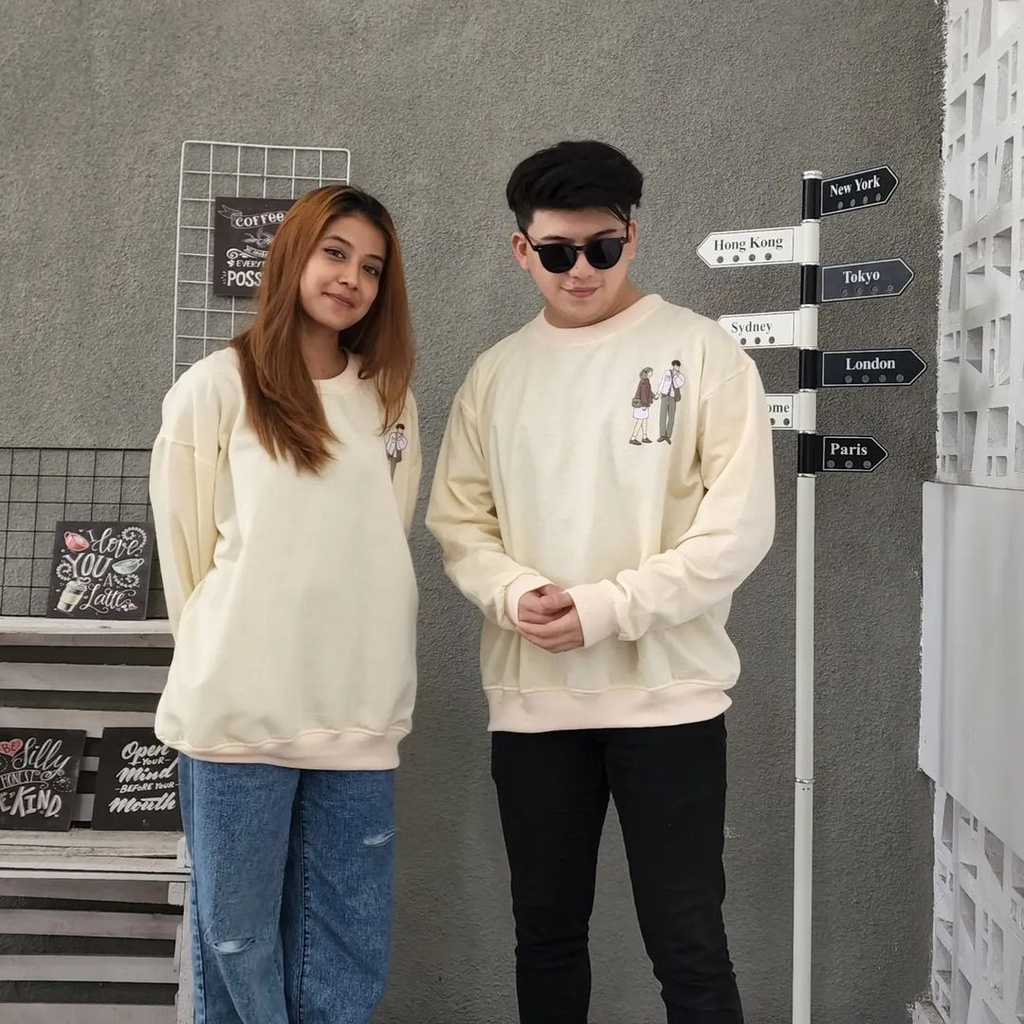 CREWNECK SWEATER HOODIE OVERSIZE | SWEATER WANITA | CREWNECK | SWEATER MURAH | CREWNECK SWEATER OVERSIZE | SWEATER OVERSIZED