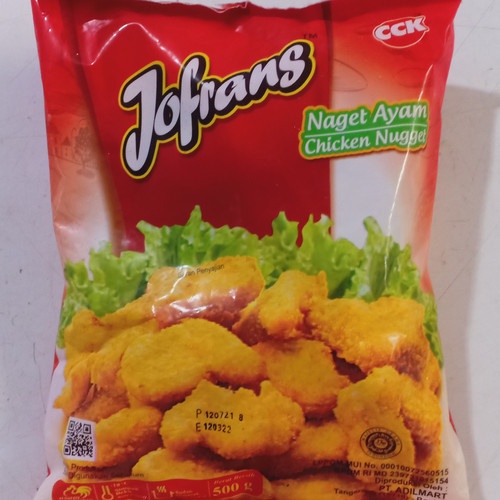 

Jofrans chicken nugget 500 gr