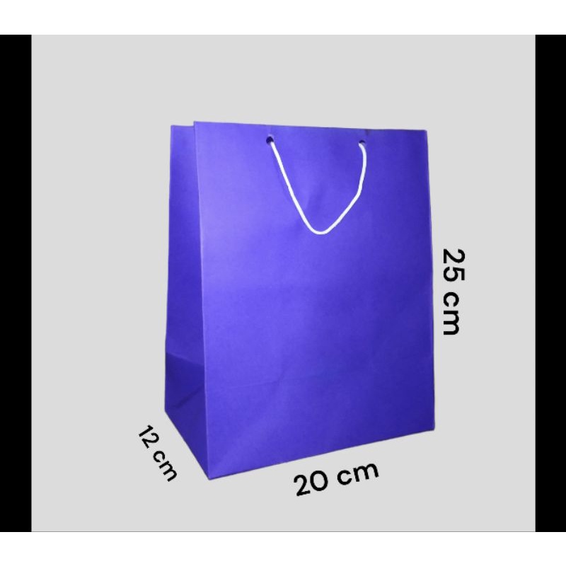 

Paperbag Nastar/Snack box/kue kering warna warni uk 20x12x25