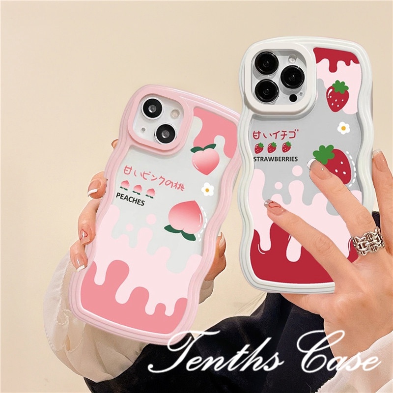 Realme C55 10 C35 C31 C30 GT 9 Pro+C25Y C21Y C25 C25s C12 C21 C20 C20A C11 C17 7i C15 8 7 6 5 Pro 8i 5i 5s 6i Narzo 50A 50i Casing Ponsel Motif Buah Soft Clear Cover
