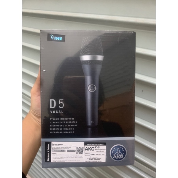 AKG D5 ORIGINAL MIC DYNAMIC GARANSI RESMI