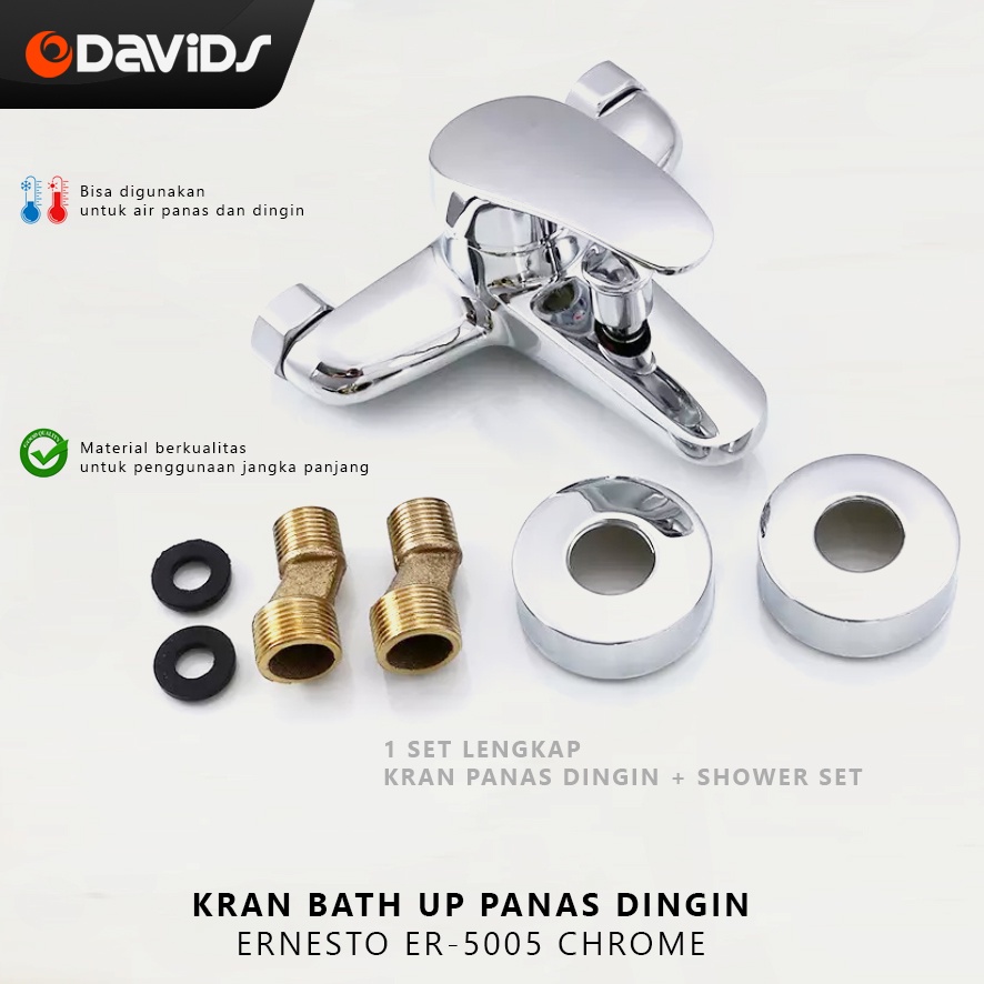 Kran Panas Dingin Shower Keran Bathub Water Heater Sower Ensto ER5005