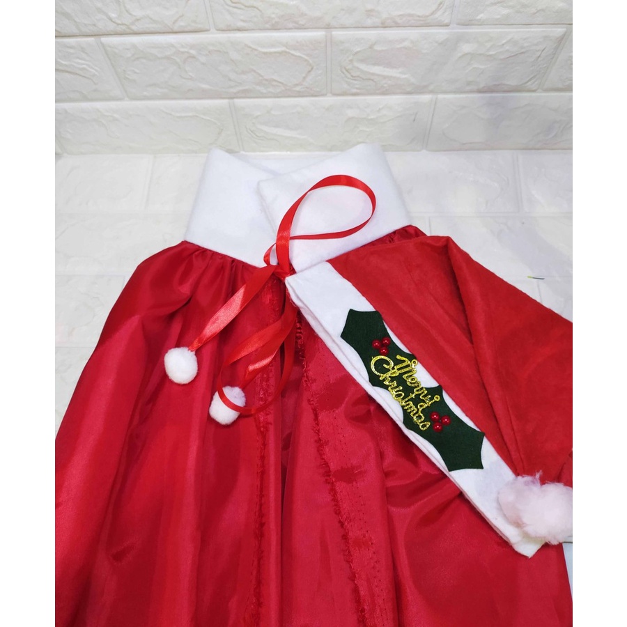 SET JUBAH SINTERKLAS NATAL - JUBAH SANTA CLAUS