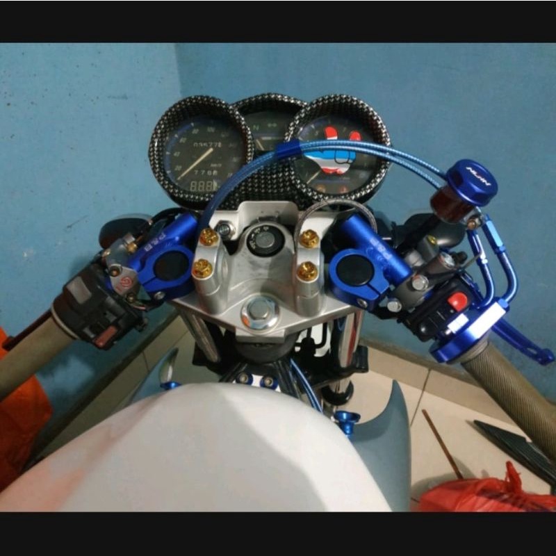 STANG JEPIT DRAT 15 DERAJAT UNIVERSAL RX KING VIXION NEW NINJA 150 NINJA R DAN RR SCORPIO