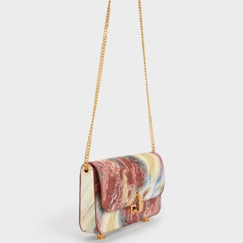 9.9 SALE | CK Meriah Croc-Embossed Clutch