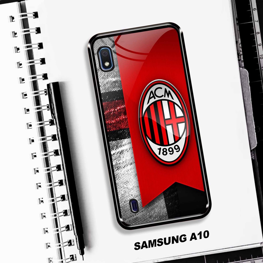 Case Samsung A10 - Case Kaca Samsung A10 - MOTIF CLUB BOLA - [ UC-9 ] - Case Samsung A10 TERBARU - C