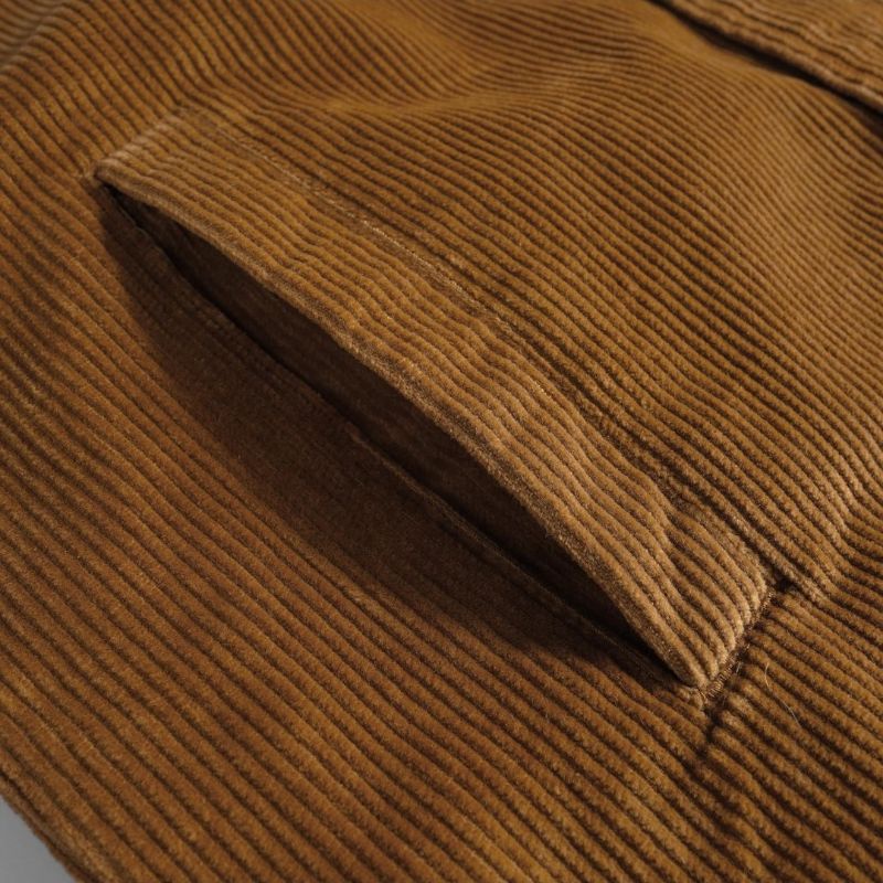 GDFLLW Jacket Corduroy Mens Trucker