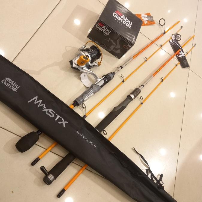 Paket Spinning, Joran Abu Garcia Max STX 602 & Reel Max STX 3000, 1set