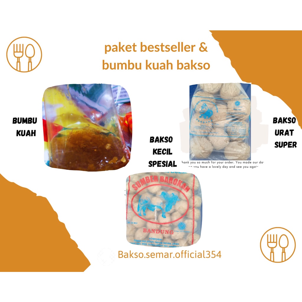 

Bakso Sapi Super / Paket bakso Super Plus Bumbu kuah/ Bakso Cap Semar