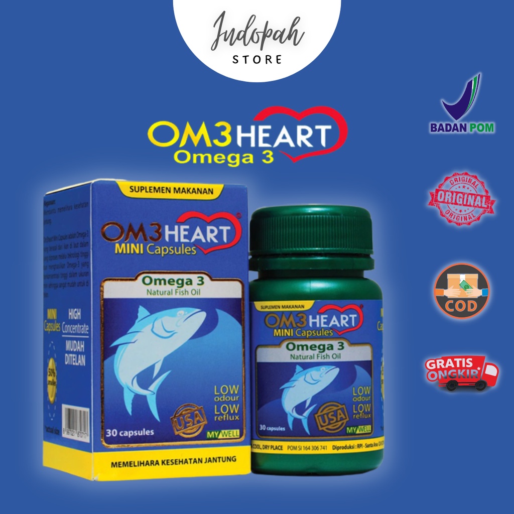ORIGINAL | OMEHEART - OM3HEART ISI 30'S | OM3HEART ISI 60'S |  OMEGA-3