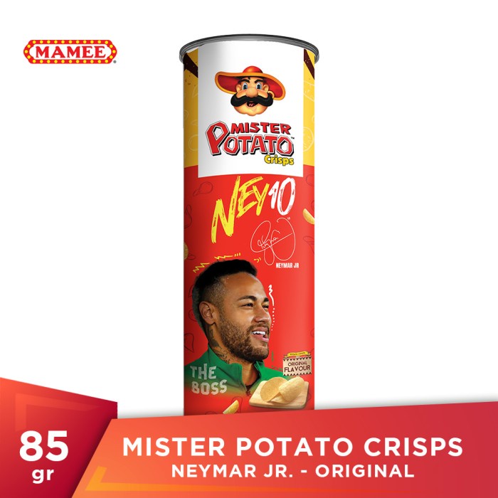 

Mister Potato Crisps Original 80gr Neymar