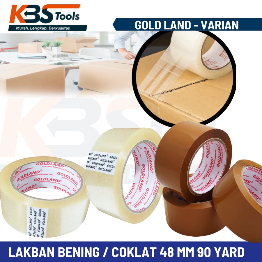 

Isolasi Lakban Bening - Coklat 48mm / 2" - Selotip 90 Yard Kualitas Bagus