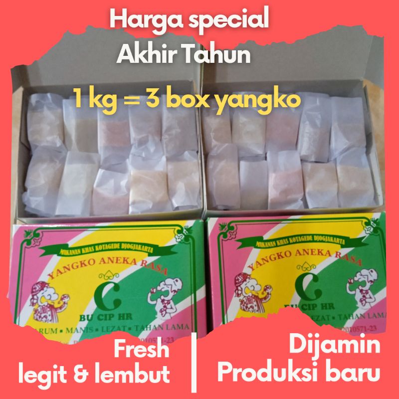 

YANGKO isi 30 biji snack khas Jogja