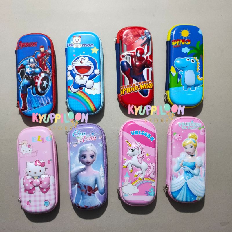 

Kotak Pensil Timbul Premium / Pencil Case Karakter