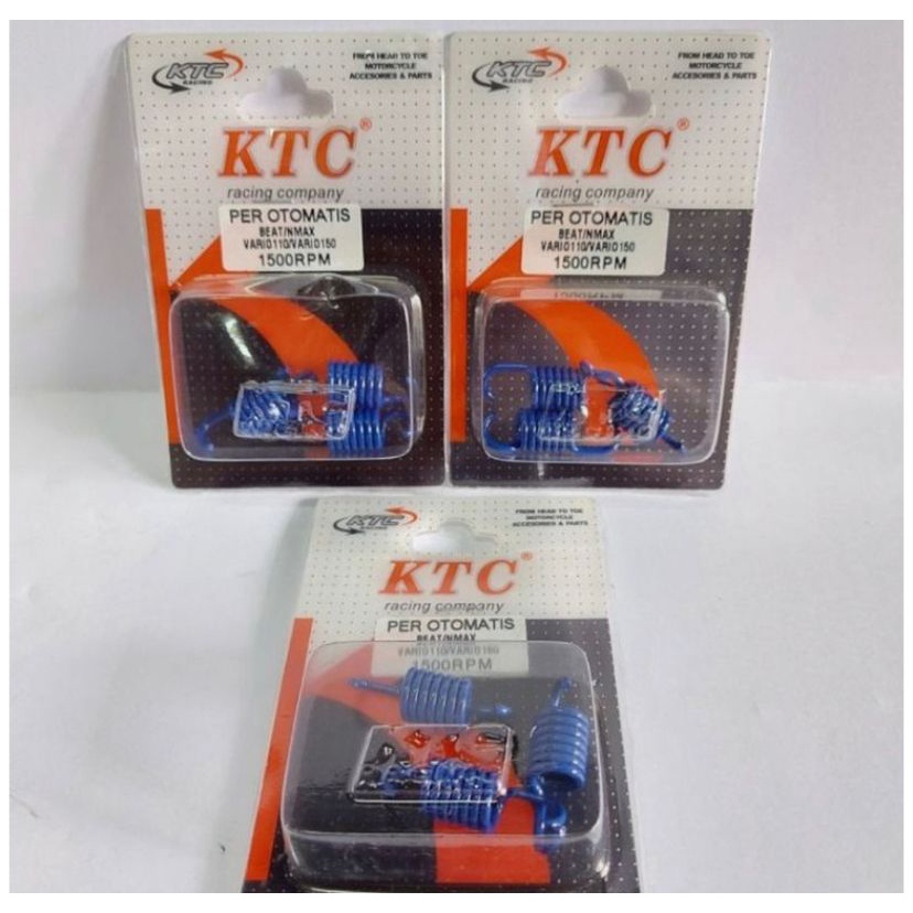 Per Kampas Ganda KTC Original  Per Sentri Otomatis Beat Nmax Vario 150 1000 1500 2000rpm - Charmoto