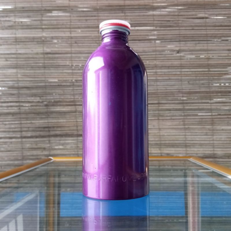 Botol Kaleng Parfum/Bekas Parfarome/Warna Ungu/500ml