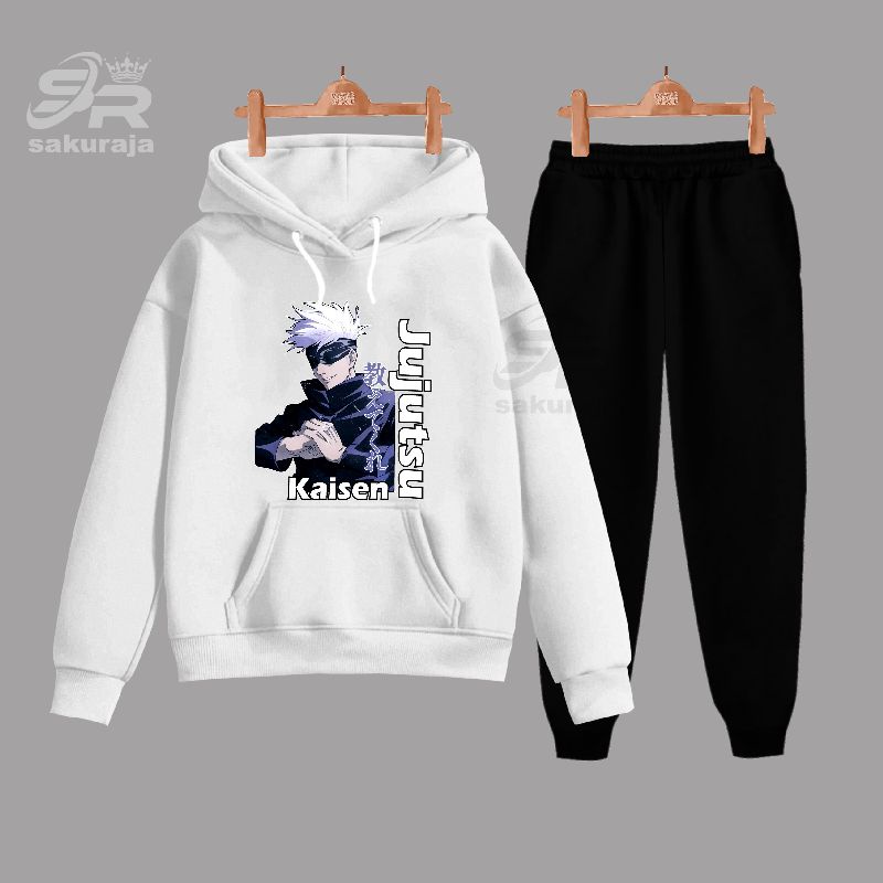 setelan Hoodie anak karakter jujitsu kaisen/umur 3-17 tahun/bisa COD