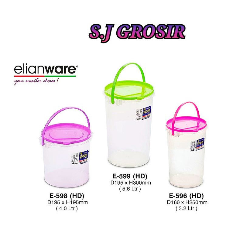 ELIANWARE Storage Container With Handle 4,0 Liter