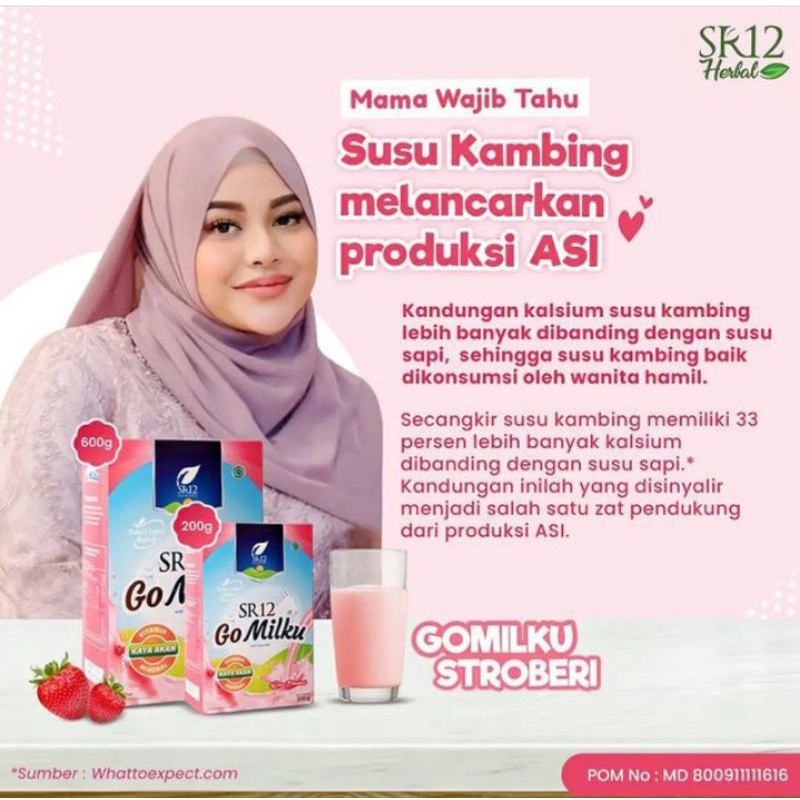 

GOMILKU SR12 / SUSU KAMBING ETAWA, SUSU MENYEHATKAN