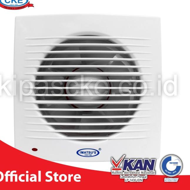 Imatsu Exhaust Fan Toilet 5 Inch Exhaust Dinding Blower Toilet