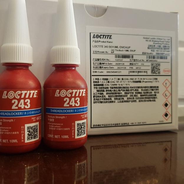 

Loctite 243 / lem baut / threadlocker loctite 243 / pelumas baut 10ml
