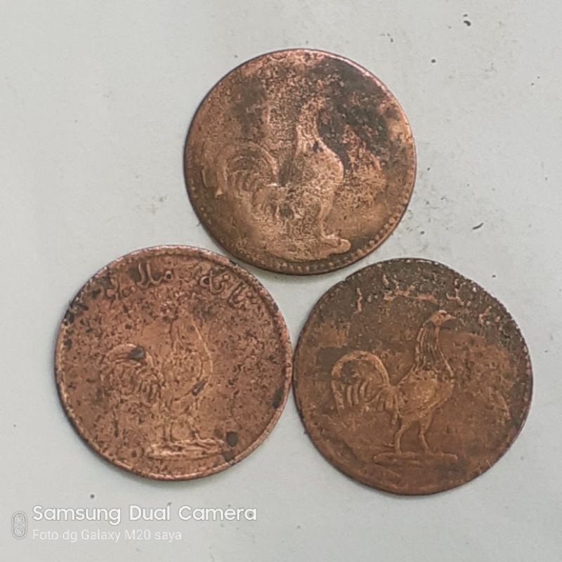 3 keping Koin Ayam Jago