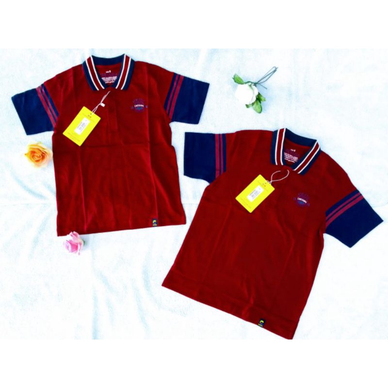 Kaos Berkerah Anak laki-laki Cressida/Kaos berkerah anak Cowok