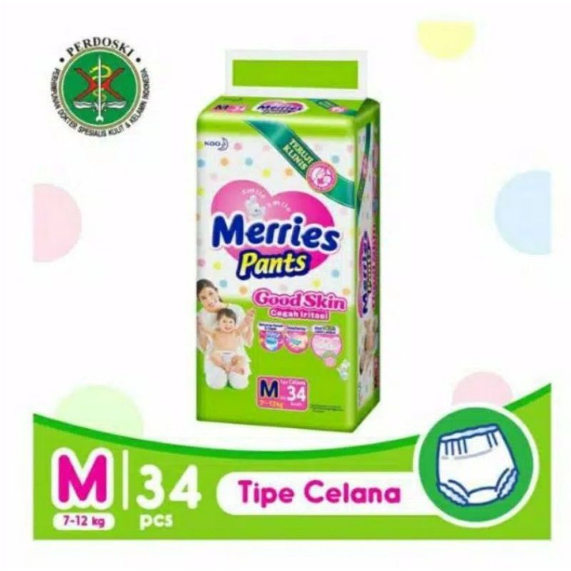 MERRIES PANTS GOOD SKIN M 34 | MERRIES M34 | MERRIES PANTS M34 M 34 | POPOK CELANA|PAMPERS | MERRIES