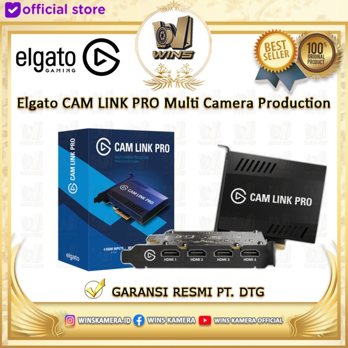 ELGATO CAM LINK PRO / CAMLINK PRO MULTI CAMERA PRODUCTION ORIGINAL