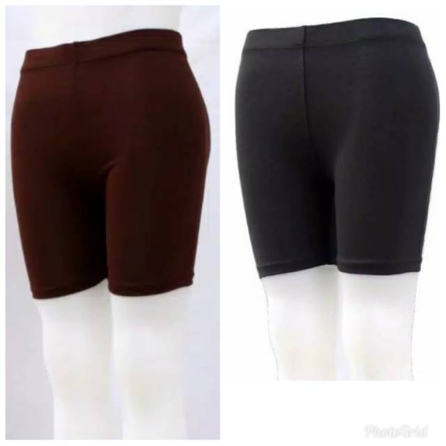 Legging pendek ketat / short celana pendek ketat wanita ukuran standar dan jumbo