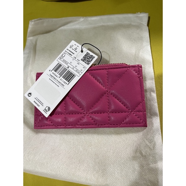 Dompet Card holder MANGO original pink