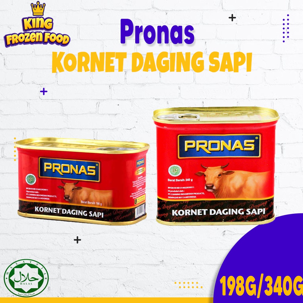 Pronas Kornet Daging Sapi 198G/340G