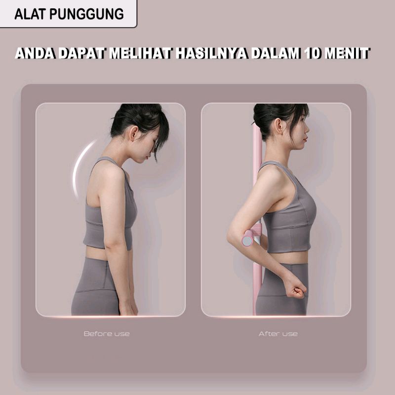 Yoga Stick Alat Olahraga Yoga Body Stick Pilates Tongkat Yoga Alat Penegak Punggung 019-25