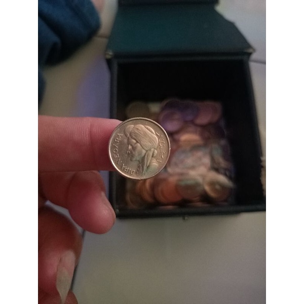 uang kuno koin 50 sen dipanegara