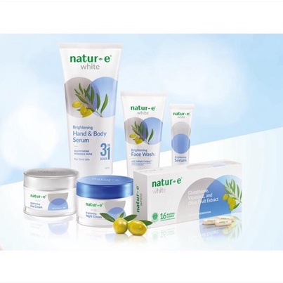 ✦SINAR✦Natur E White Series Face Wash - Night Cream - Day Cream - Serum - Hand Body Serum - Soft Capsule 16s 32s