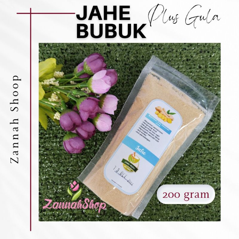 

Wedang Jahe Bubuk Plus Gula kemasan 200gr