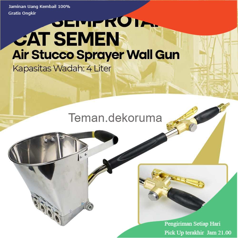 TD - PR2 Rinicane Set Semprotan Cat Semen Air Stucco Sprayer Wall Gun - PIS-001