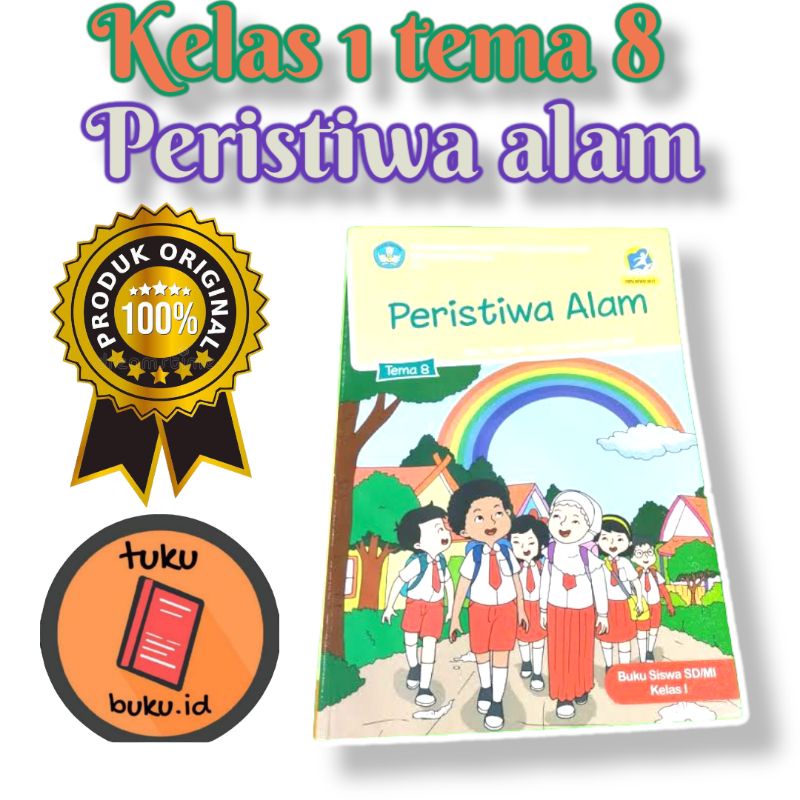 BUKU TEMATIK KELAS 1 TEMA 8 PERISTIWA ALAM