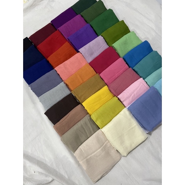 PAKET USAHA 5 PCS PARIS PREMIUM Voal // Paris Premium // Segi Empat Paris Polos